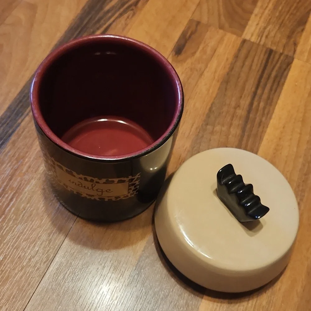 Indulge Treat Jar Cannister for Cookies or Dog Cat Pet Treats